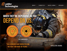 Tablet Screenshot of laddertechnologies.com